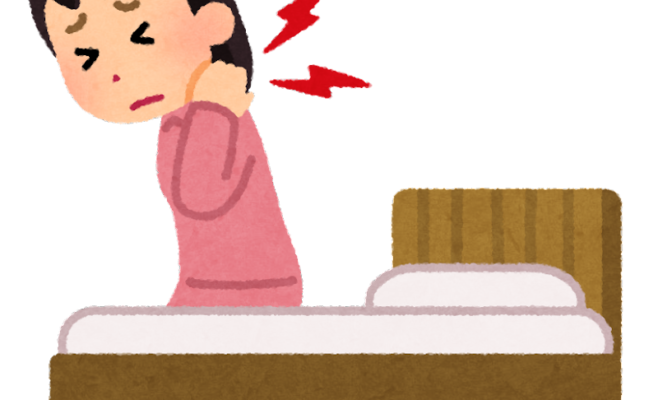 寝違え　女性
